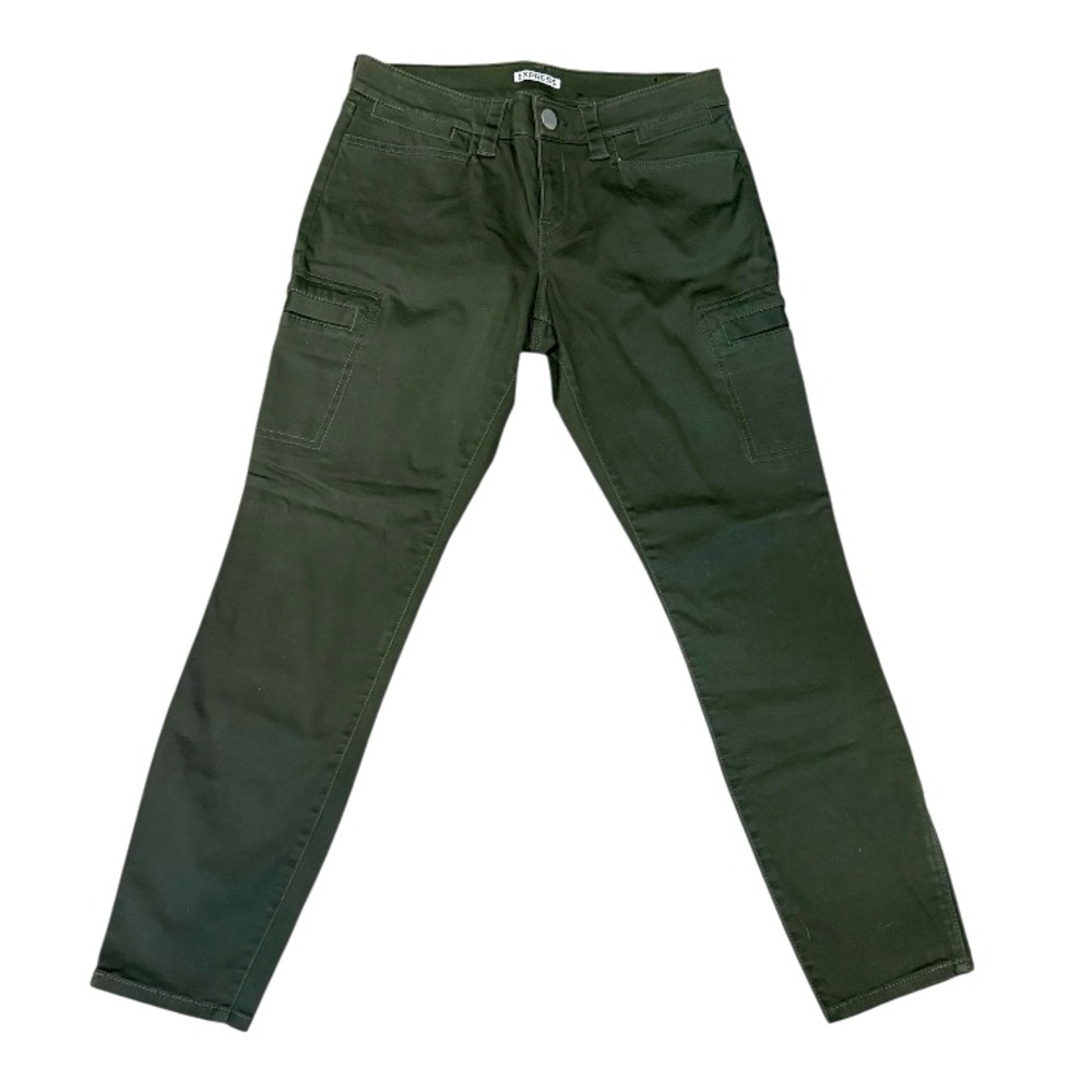 NWOT! Express Olive Green Cargo Skinny Pants – Size: 6